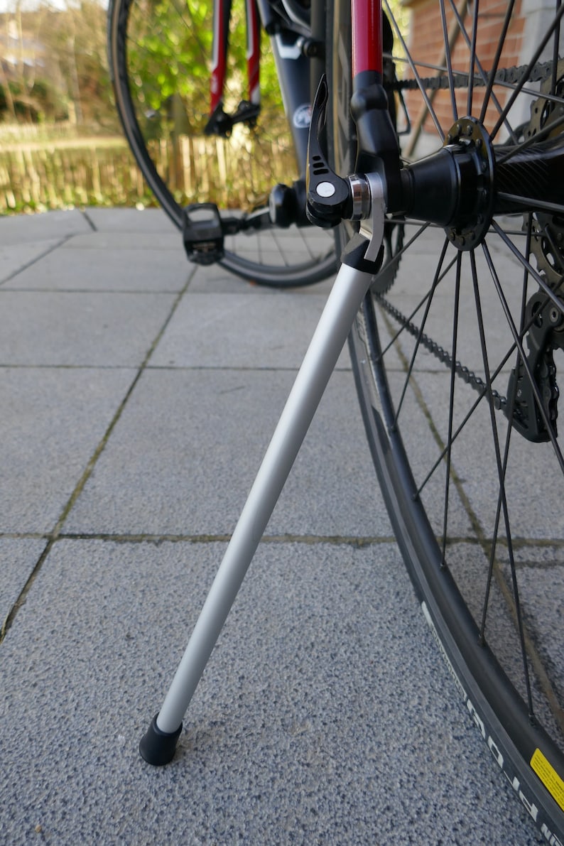 Fahrrad abnehmbarer Kickstand Fahrradunterstützung Fahrradständer für Rennrad Rennrad Racer Carbon Fahrrad Bild 2