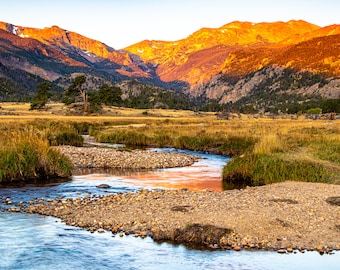 Morraine Park in Rotsachtig Nationaal Park in Colorado