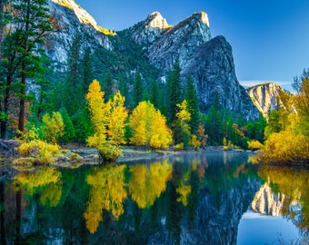 Drei Brüder im Yosemite-Nationalpark