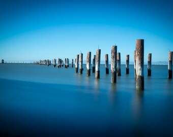digitaler Download von altem Point Richmond Pier in Pinole California