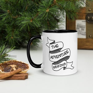 The Adventure Begins (Critical Role/Dungeons and Dragons Inspired) Watercolour Mug, Mighty Nein, Vox Machina, Bells Hells, Matthew Mercer