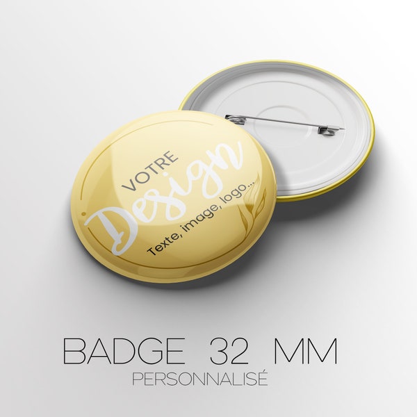 Badge personnalisé - 32 mm