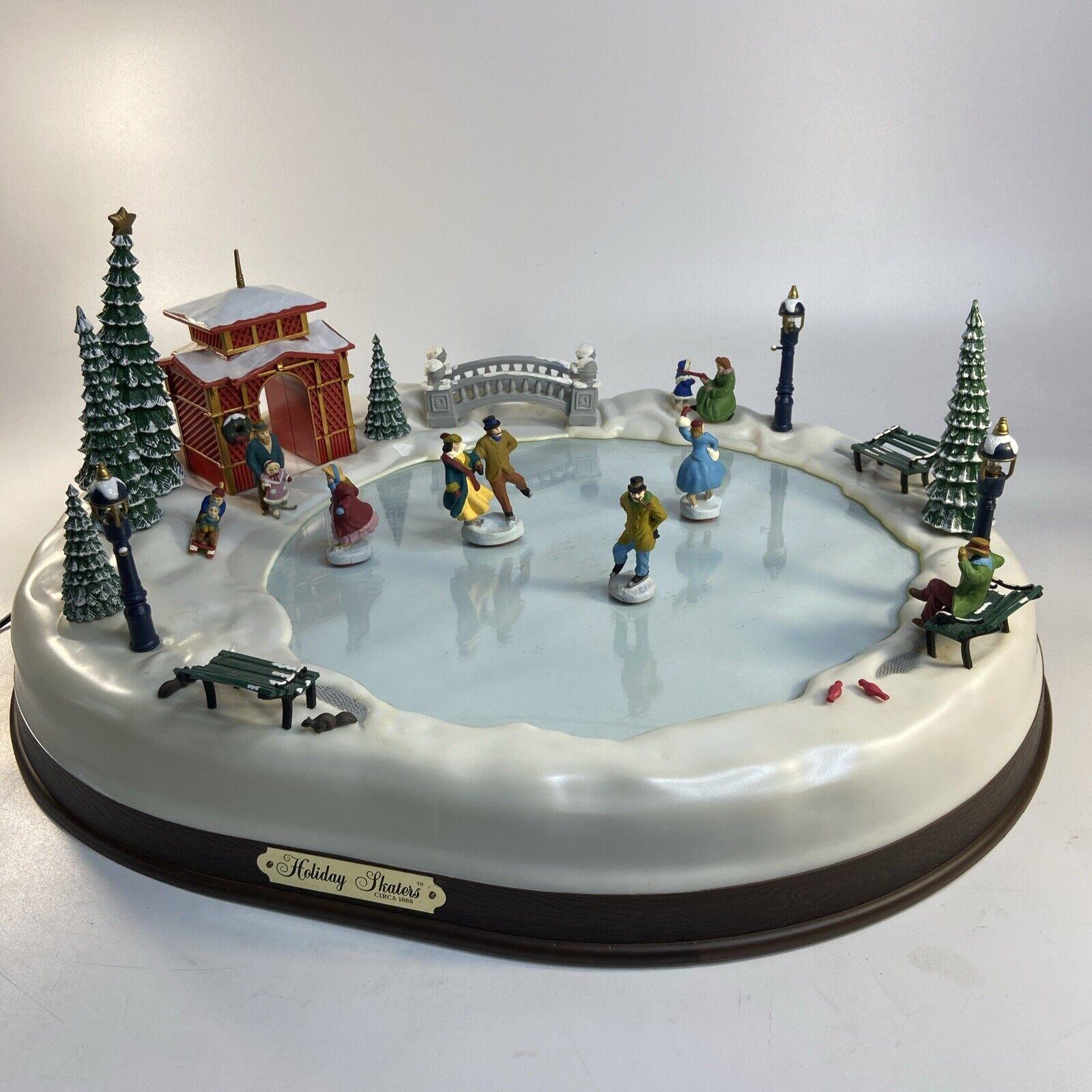 Holiday Skaters Mr Christmas Replacement Parts Mr Christmas Holiday Skaters Rink 1995 Special 50 Songs Original Box Works 