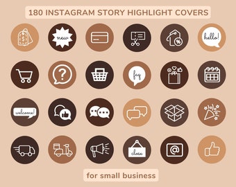 Small Business Instagram Highlight Covers Aesthetic Minimalist - Etsy