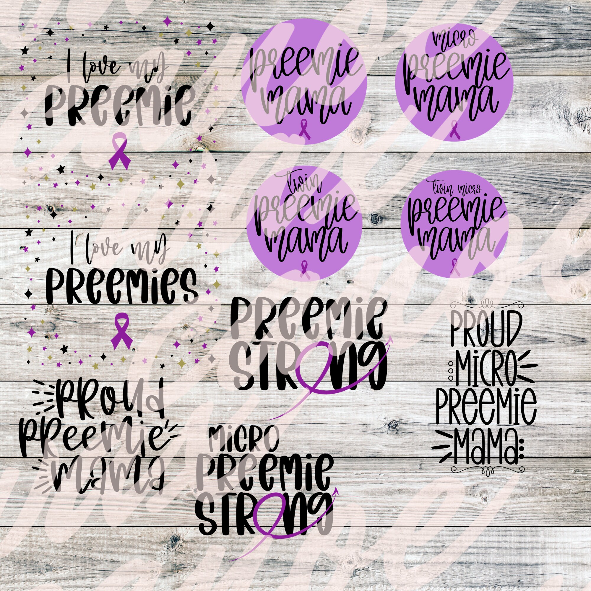 Preemie mama svg | micro preemie mama svg | twin preemie mama svg | prematurity svg