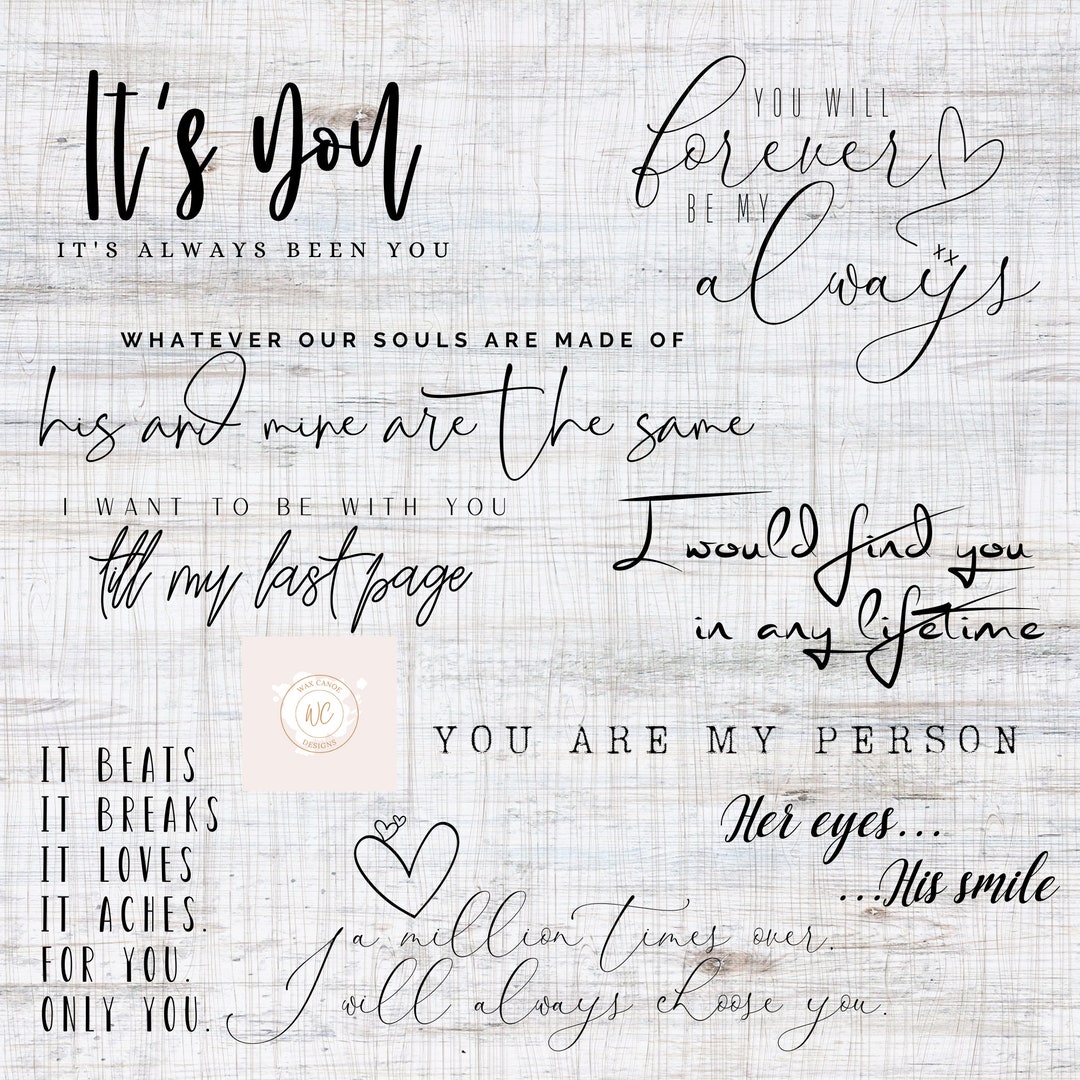 Love Quotes Svg Love Quotes for Wood Signs Short Love Quotes Love