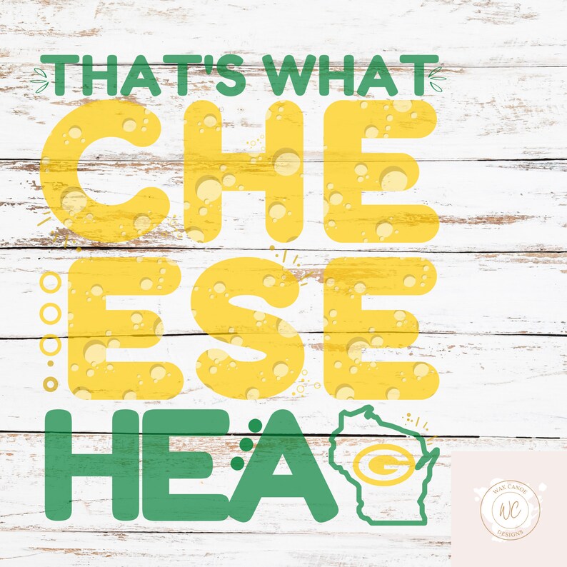 That's What Cheesehead Svg Cheesehead Sublimation Etsy Australia