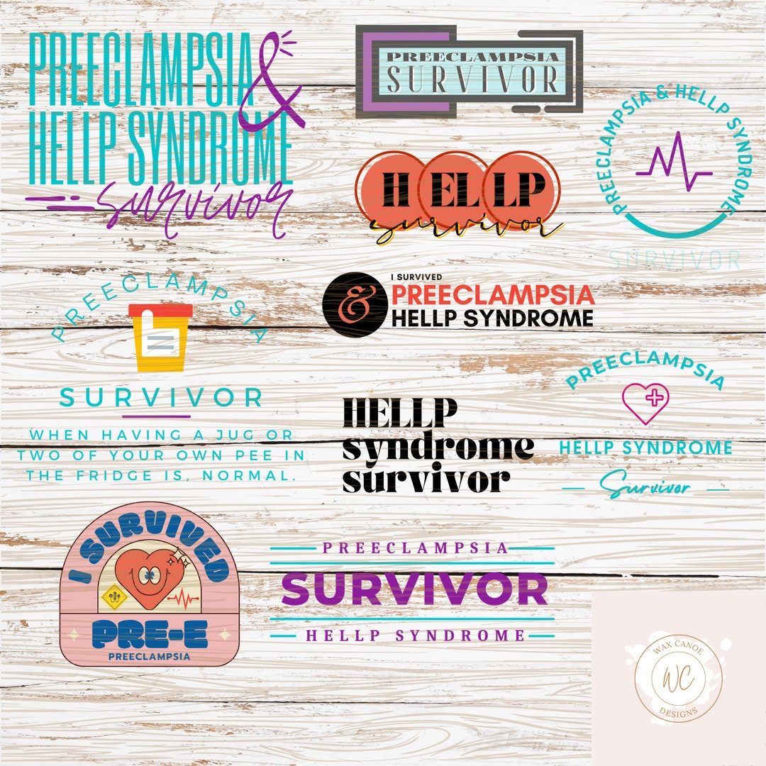 Preeclampsia Svg HELLP Syndrome Svg Preeclampsia Awareness Svg HELLP