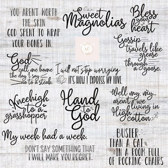 Sweet Magnolias Quotes Sweet Magnolia Svg Sweet Magnolia Etsy