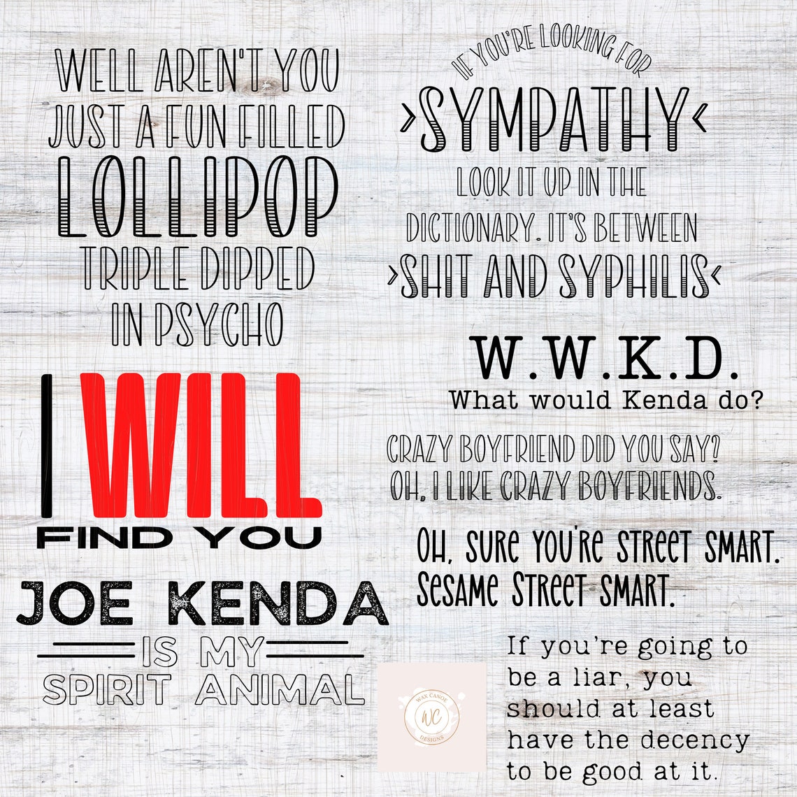 Joe Kenda Quotes Detective Joe Kenda Quotes Funny Kenda Etsy