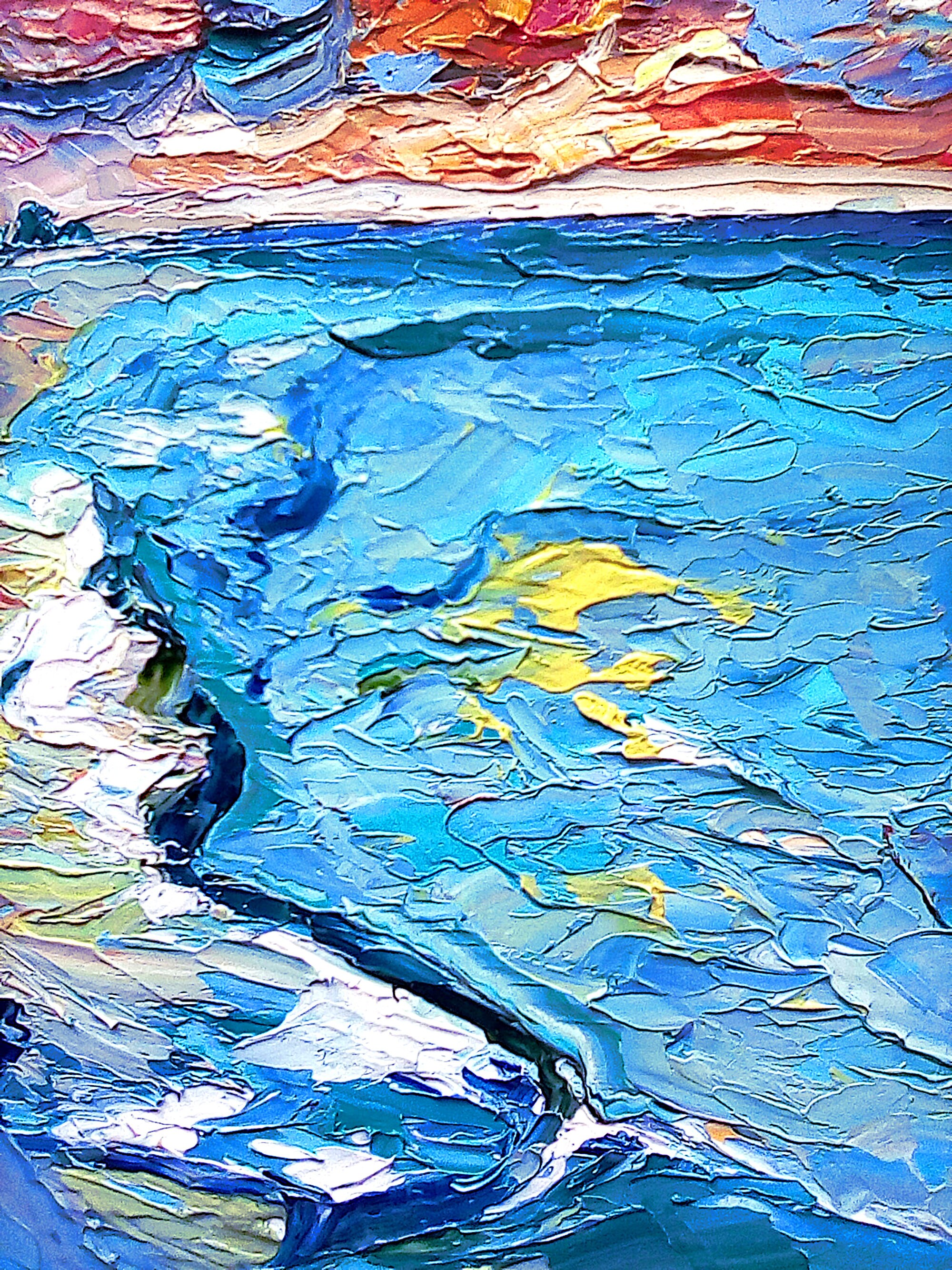 Beach Painting Miami Artwork Miami Nights Art Miami Wall Art Etsy