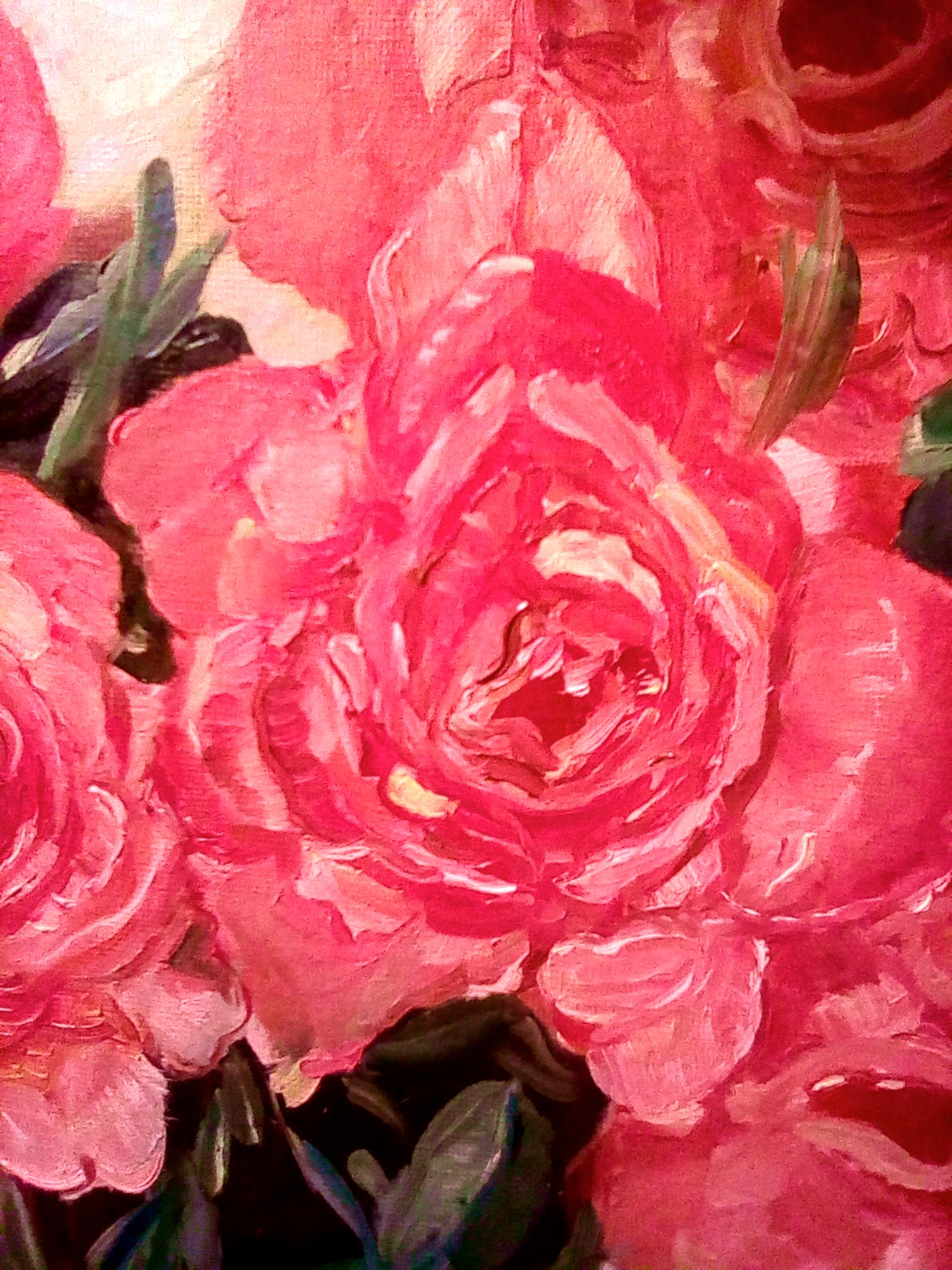 Rosen Malerei Original Kunst abstrakte Blumen Kunst Rosen | Etsy