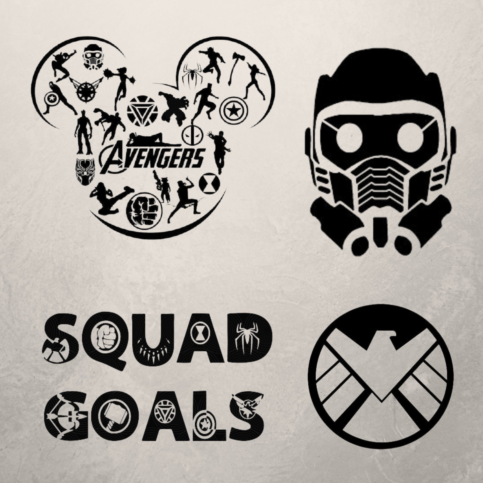 Marvel SVG Bundle Cricut Etsy