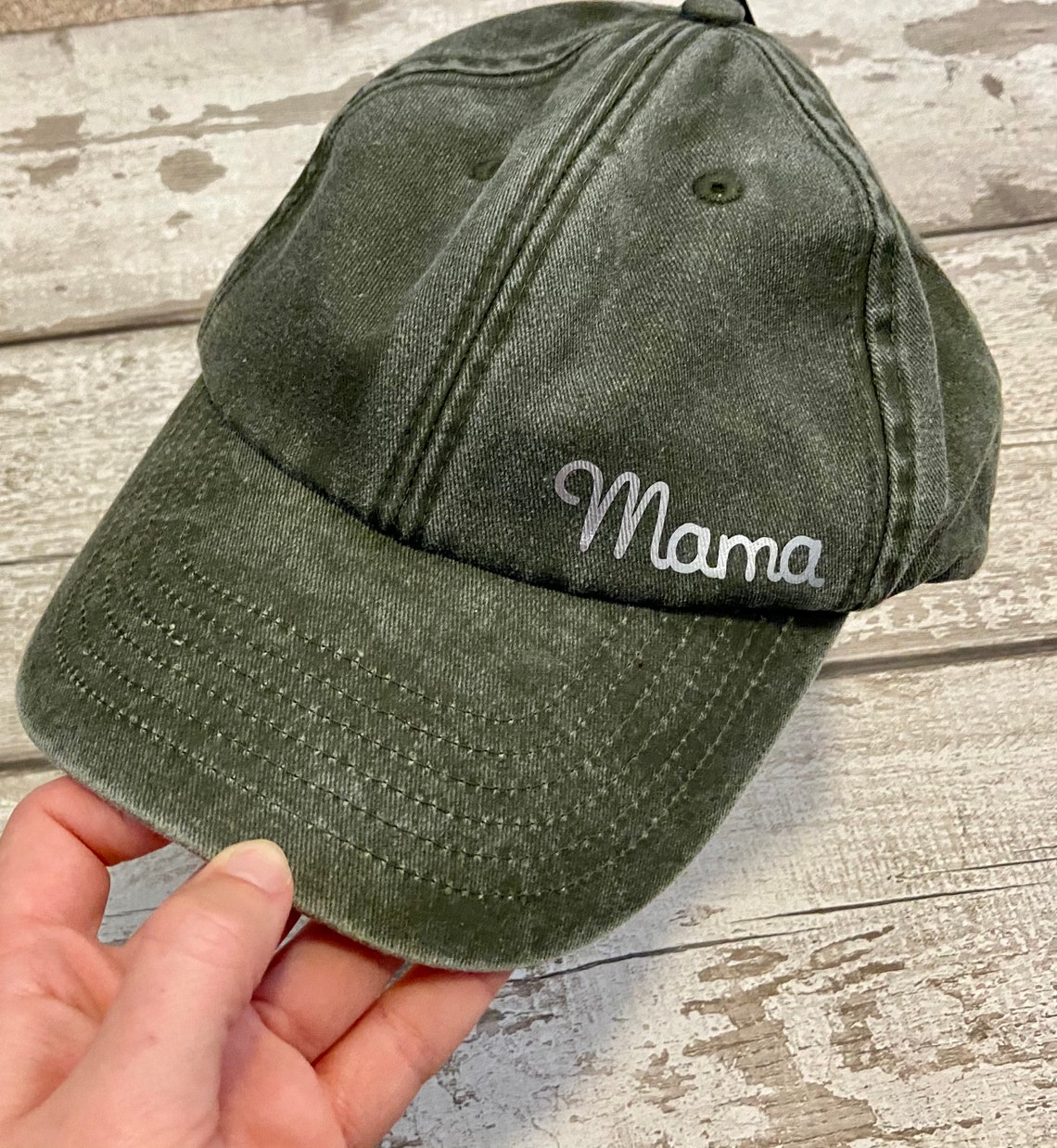 Vintage washed look adult mama caps Mama Hat Mum Gift | Etsy