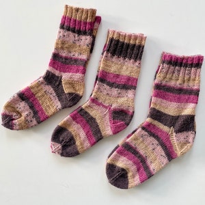 Wool Hand knitted socks, nako boho yarn socks, everyday wool socks, hiking camping socks, handmade knit socks, warm spring wool socks