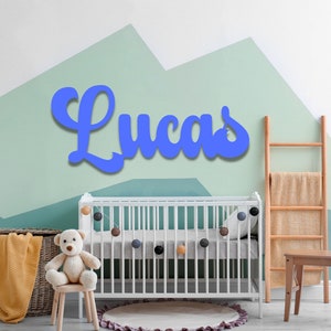 Personalized Metal Baby Name Sign, Baby Nursery Decor, Baby Girl Sign, Baby Boy Sign, Custom Nursery Sign, Metal Name Sign, Kids Name Sign