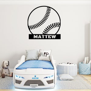Personalized Baseball Sign For Boys, Baseball Metal Sign, Custom Name Baseball Wall Art, Baseball Ornament, Baseball Lover Gifts, Home Decor