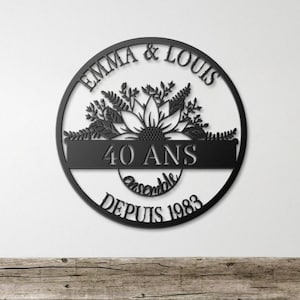 40 Ans Anniversaire de Mariage, Cadeaux de Mariage, 40 Ans Ensemble, Cadeau d'anniversaire Pour les Parents, Cadeau Pour Couple