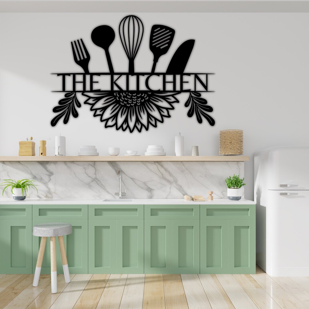 Custom Kitchen Metal Sign Kitchen Sign Decor Personalized - Etsy