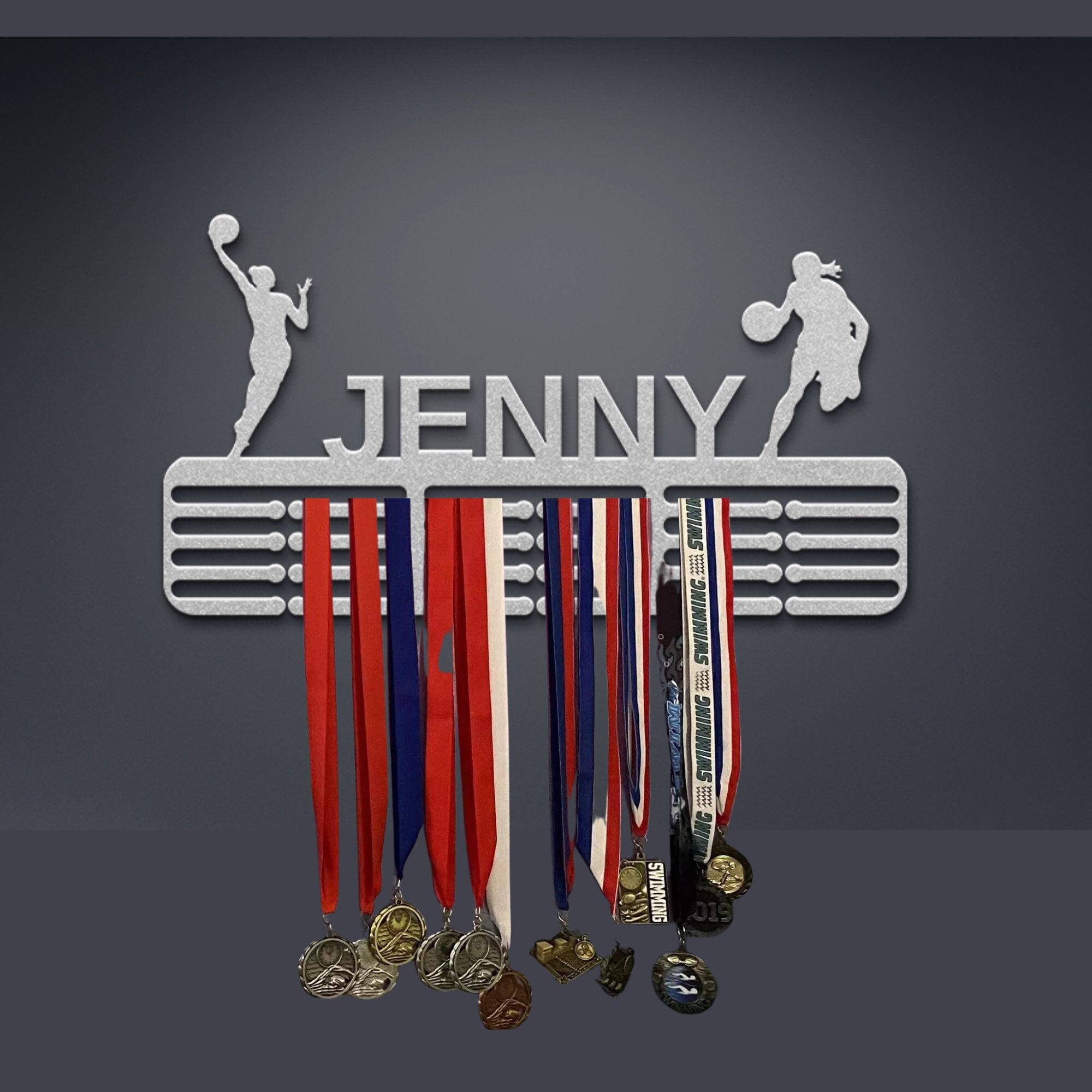 10 ideas de Exhibidor de medallas  decoración de unas, colgadores de  medalla, estante de trofeos