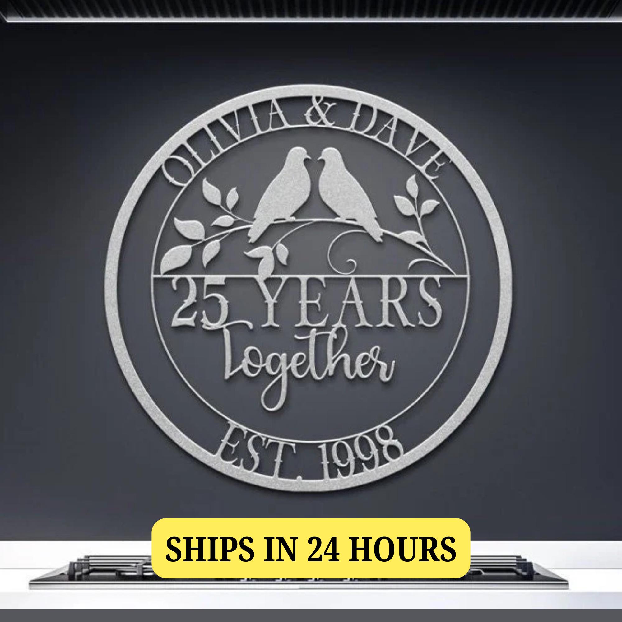 25th Anniversary Art - Etsy