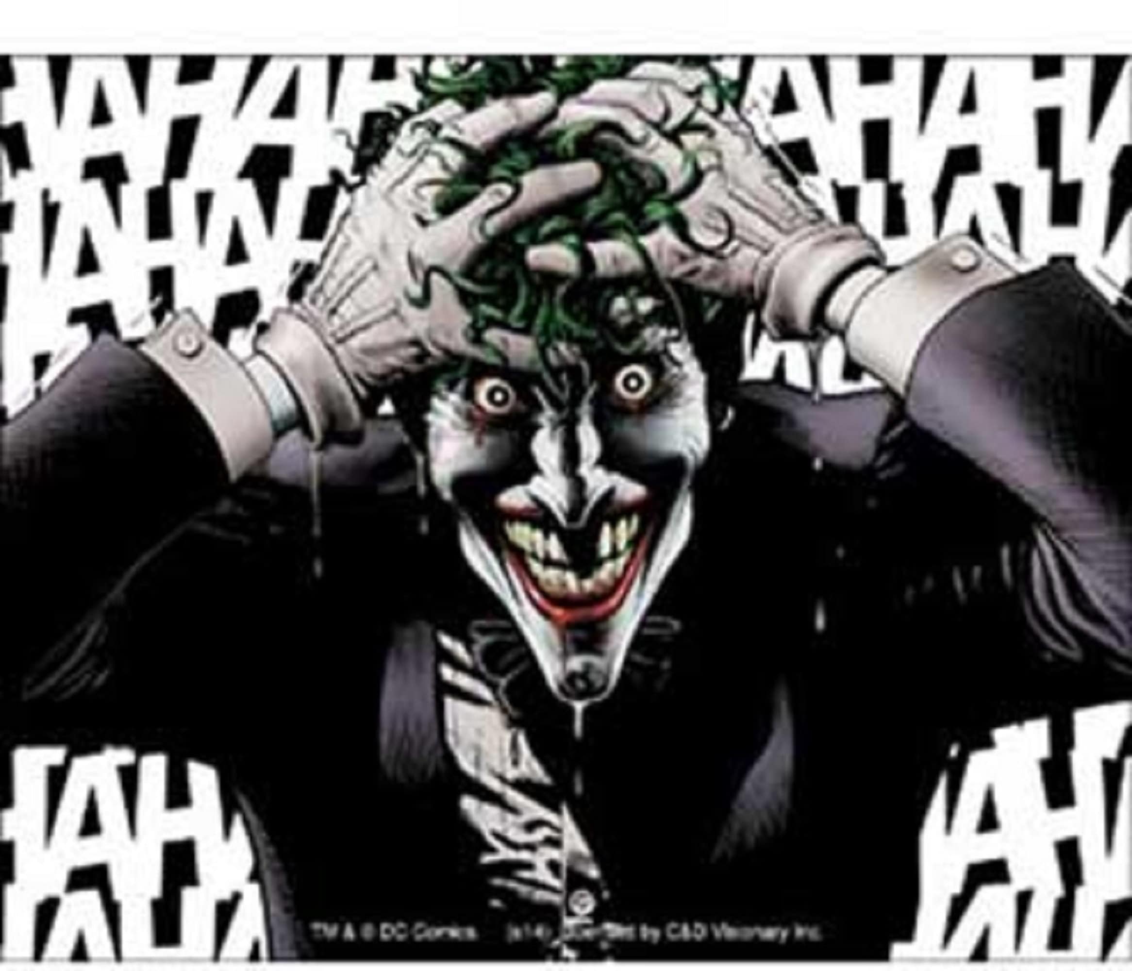 The Joker HAHAHAHA Laughing Insane Multicolored Cartoon Etsy