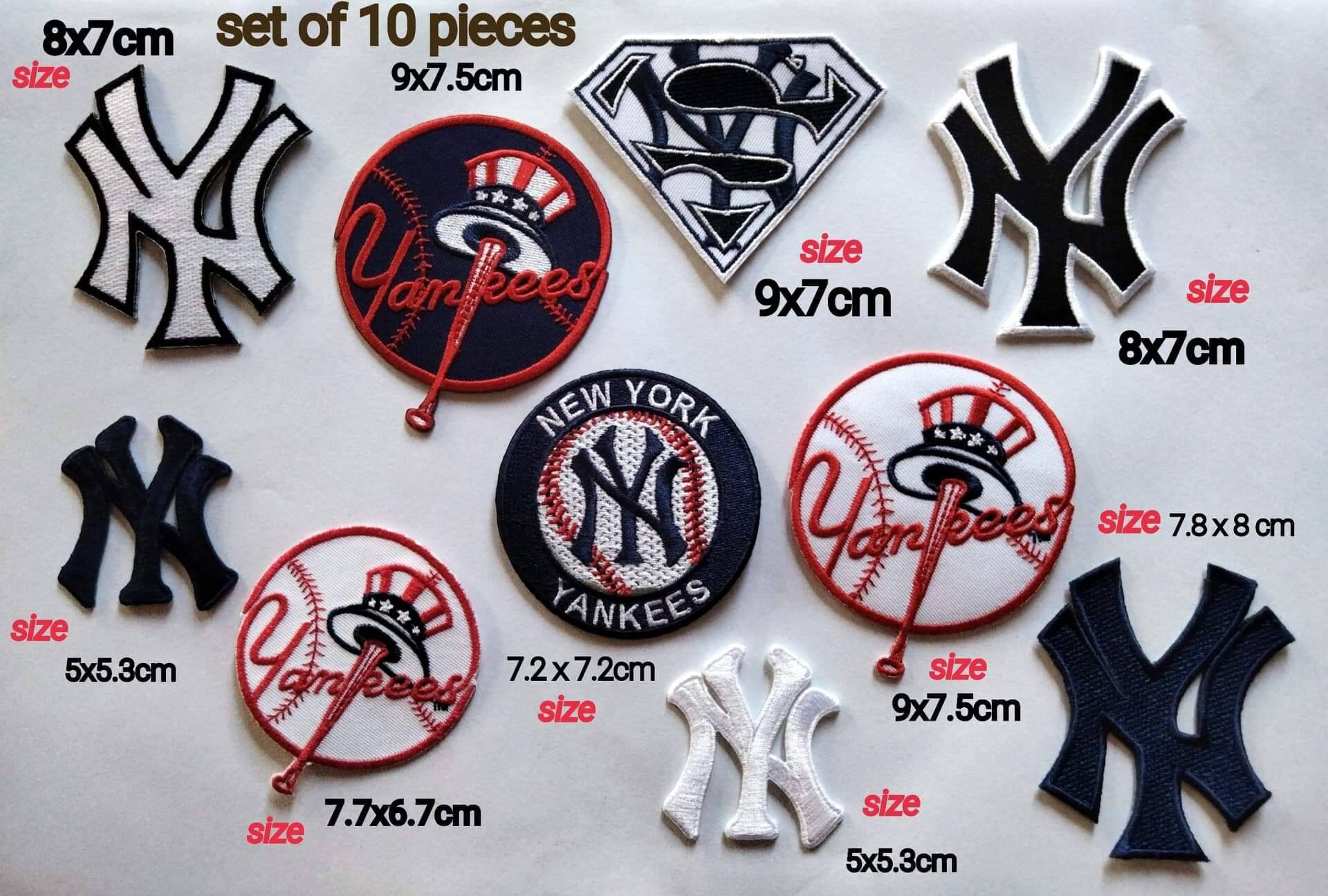 New York Yankees Sport Logo Patches Embroidery Iron on Sew Etsy