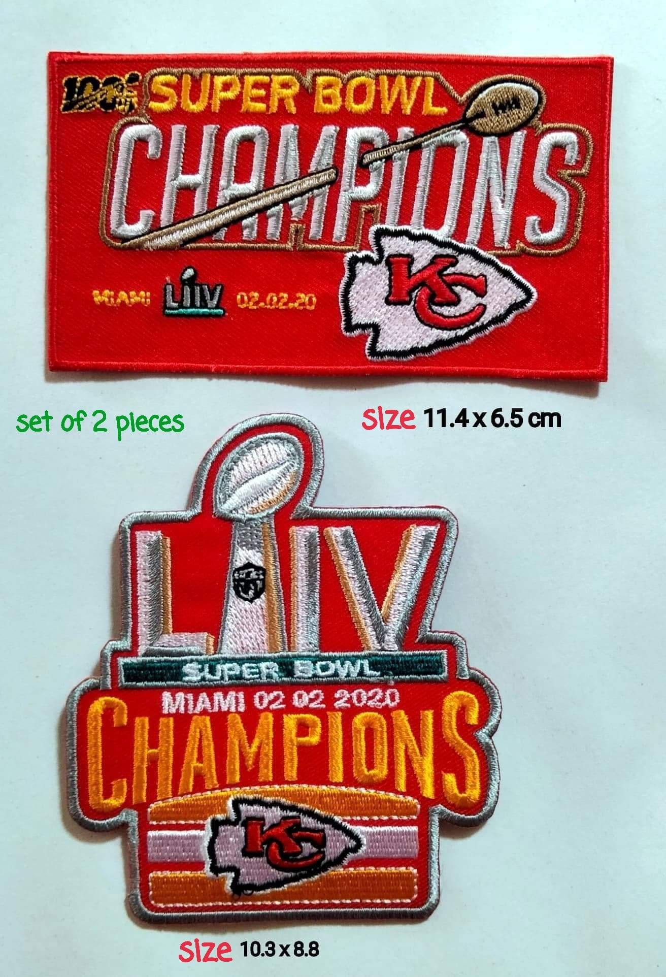 Kansas City Chiefs Sport Logo Patches Embroidery Iron on Sew Etsy