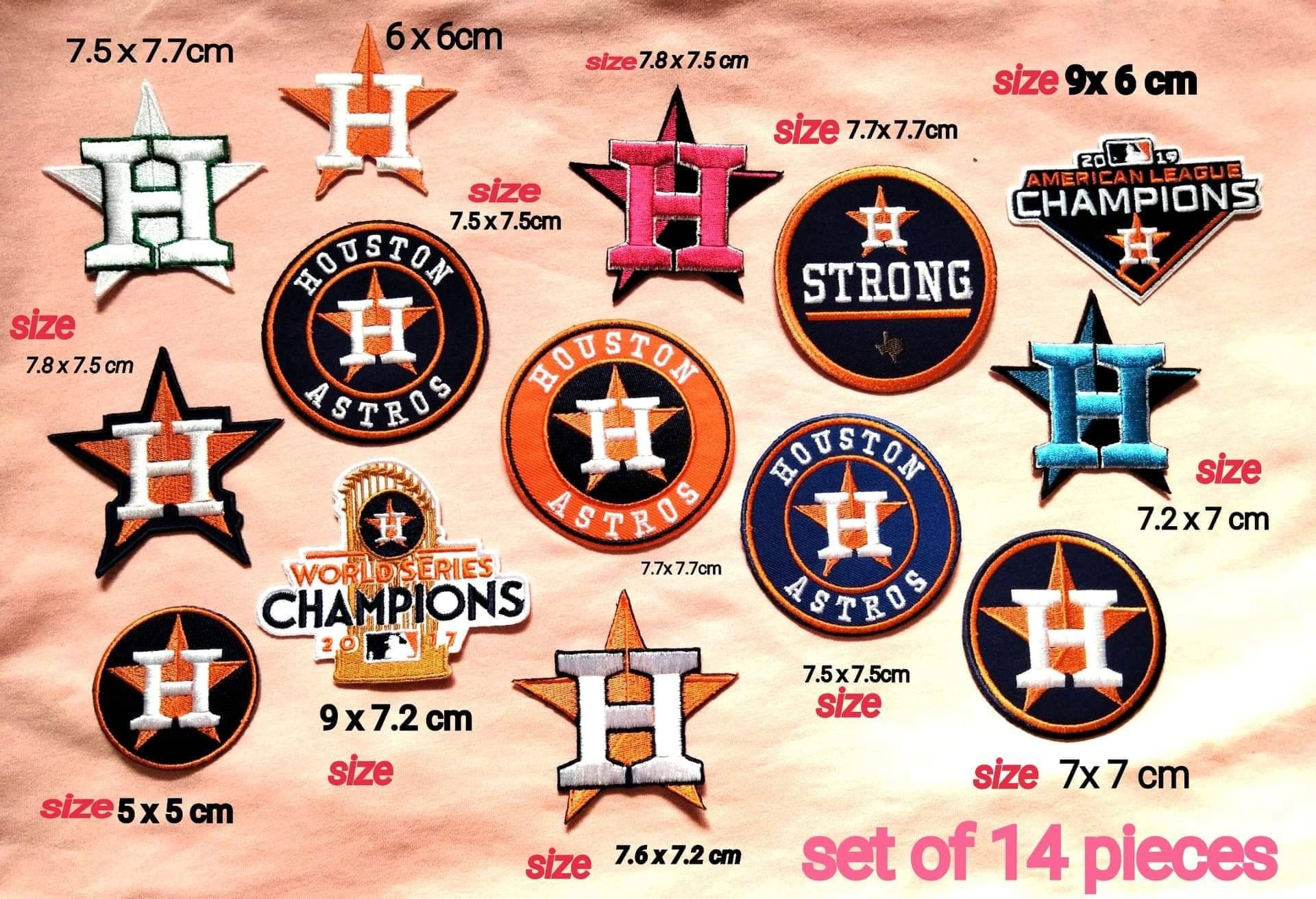 Houston Astros Sport Logo Patches Embroidery Iron on Sew on. Etsy