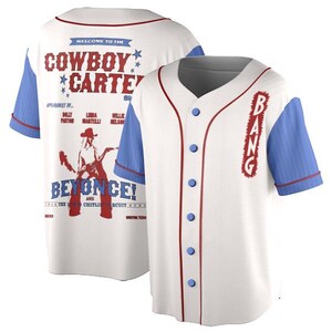 Vintage Beyonce Cowboy Carter Baseball Jersey