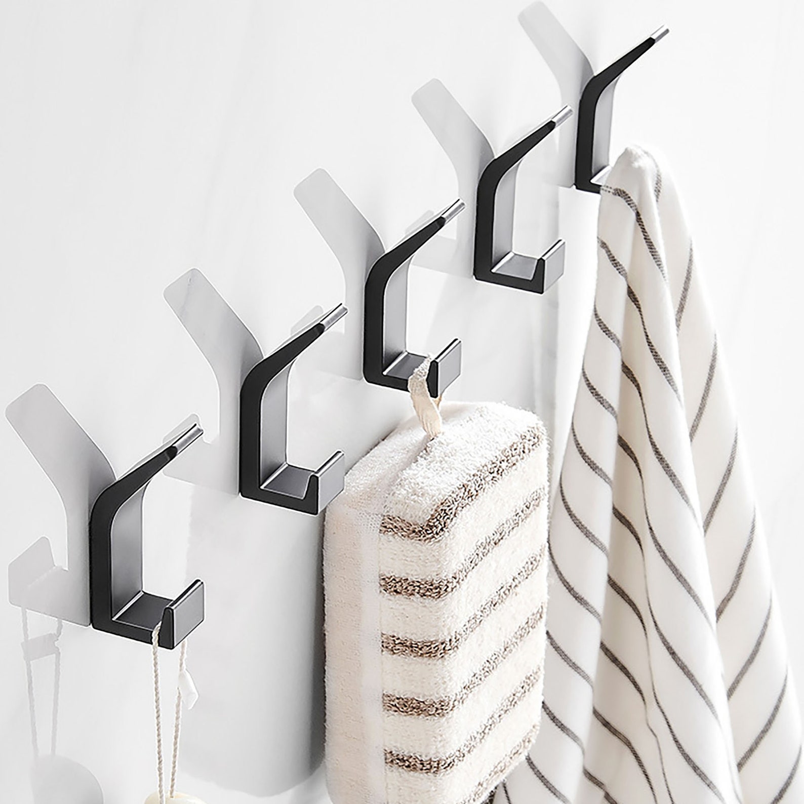 Heavy Duty Adhesive Hooks Stick on Wall Adhesive HangersCoat Etsy