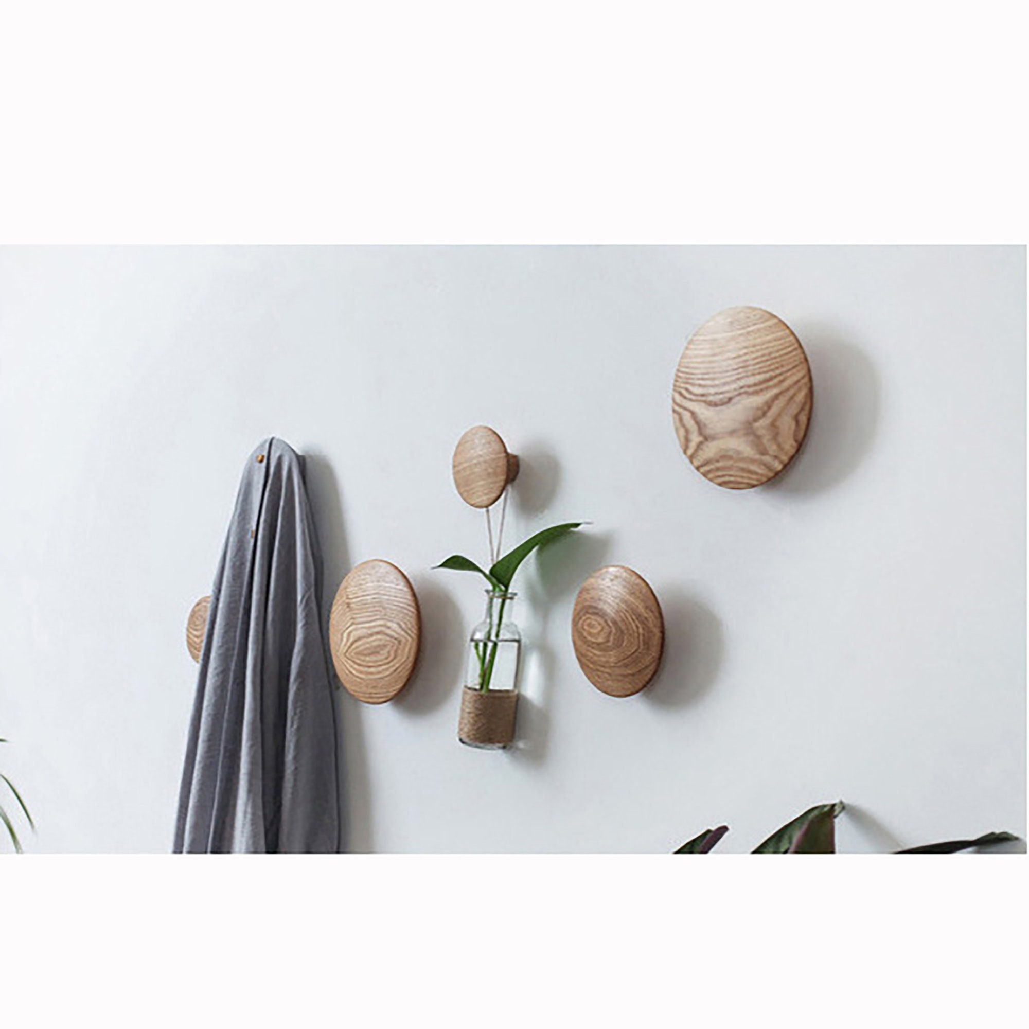 Modern Mushroom Wall Hooks Solid Wood Decorative Wall Hooks Etsy Ireland