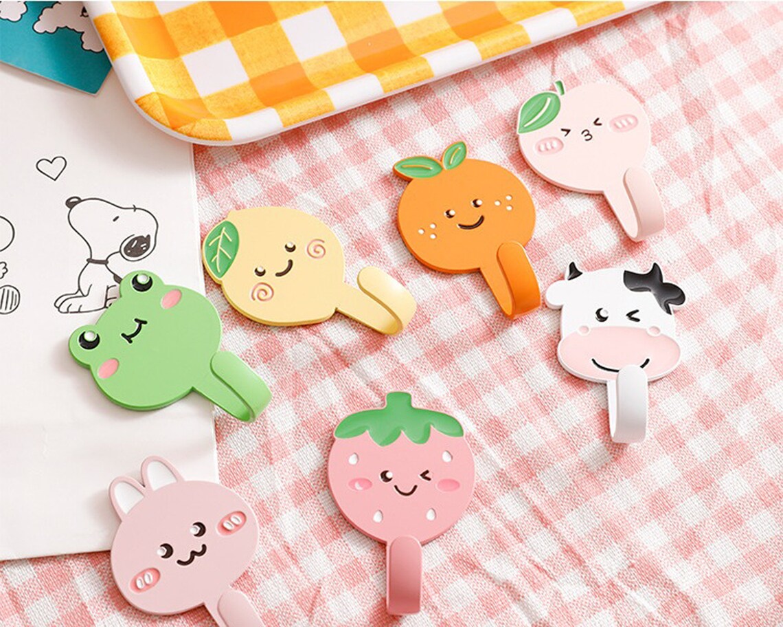 StahlHaken Metallhaken Starke Klebehaken Wanddekoration | Etsy