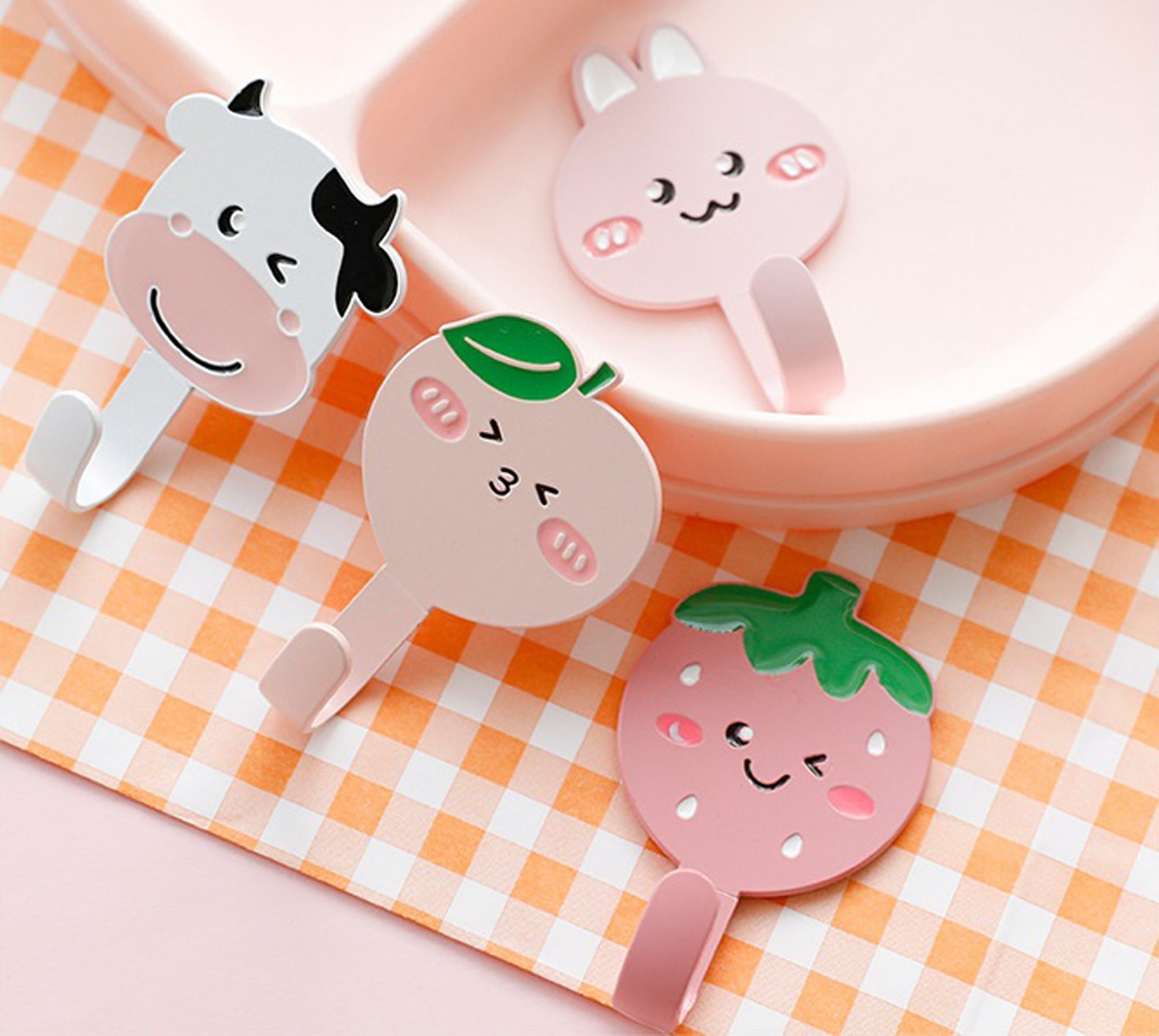 StahlHaken Metallhaken Starke Klebehaken Wanddekoration | Etsy