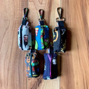 Dog waste bag holders (assorted designs)