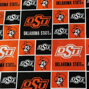 100% cotton fabric Oklahoma State University