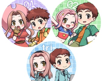 Digimon Adventure Holographic Badges (Discontinued)