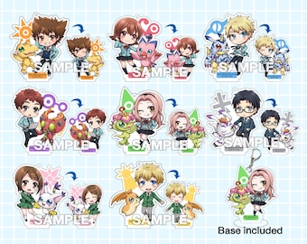 Digimon tri. Acrylic Charms (Discontinued)