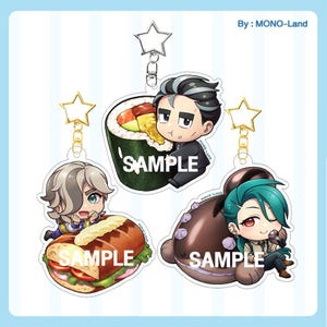 PKMN Paldea Trainer Acrylic Charms