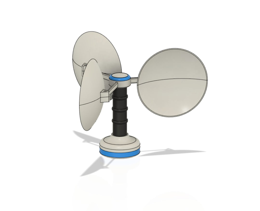 Astroneer Small Wind Turbine spins in Wind DIGITAL STL DOWNLOAD Etsy