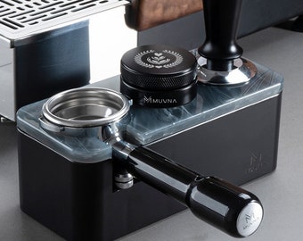 Premium Stainless Steel Tamping Station with Portafilter Holder