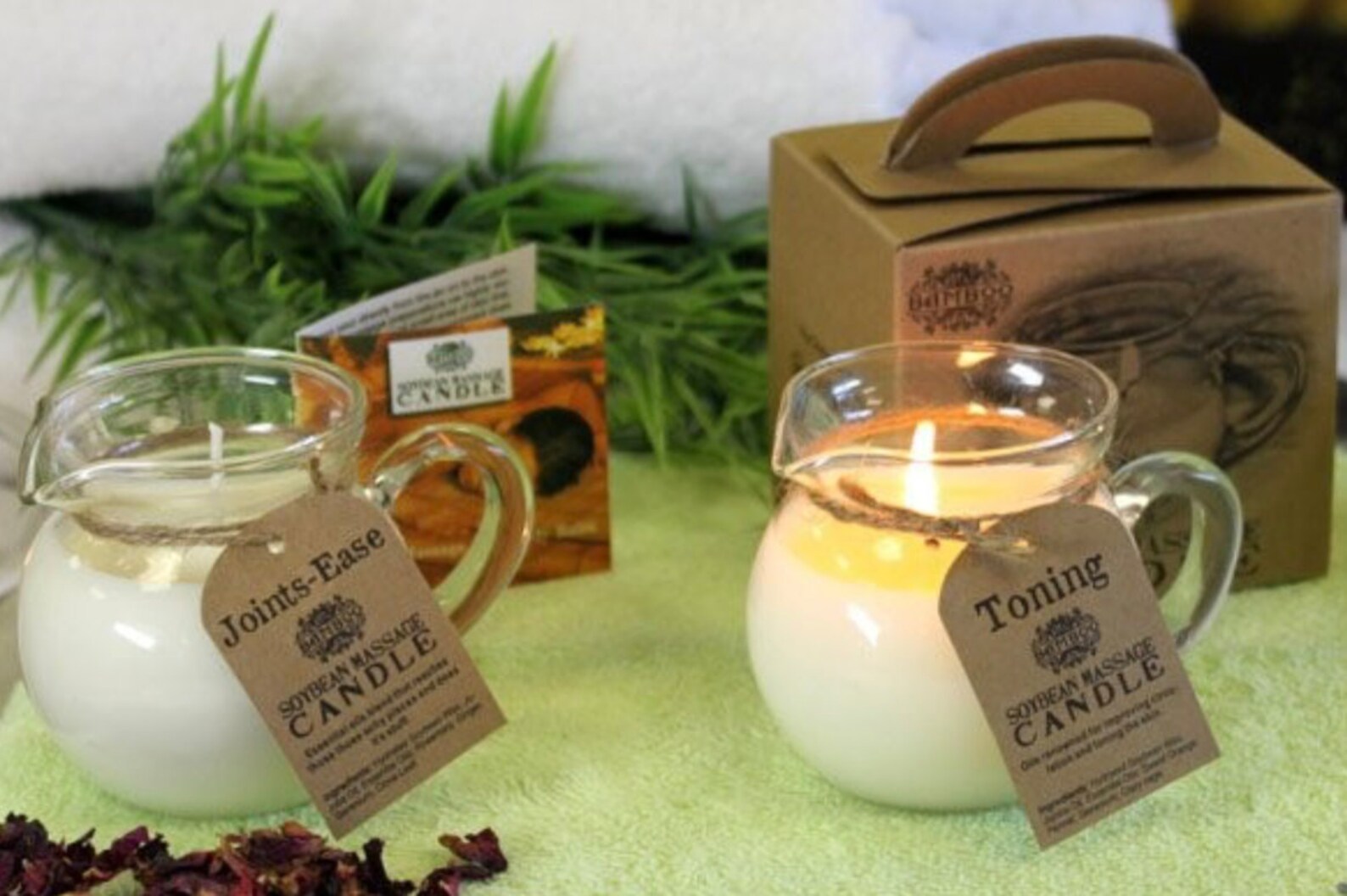 Toning and Firming Soybean Massage Aromatherapy Candle Pure Etsy UK