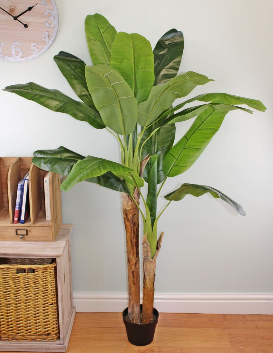 Super Realist Large Artificial Banana Tree 2 Stems 160cm Etsy