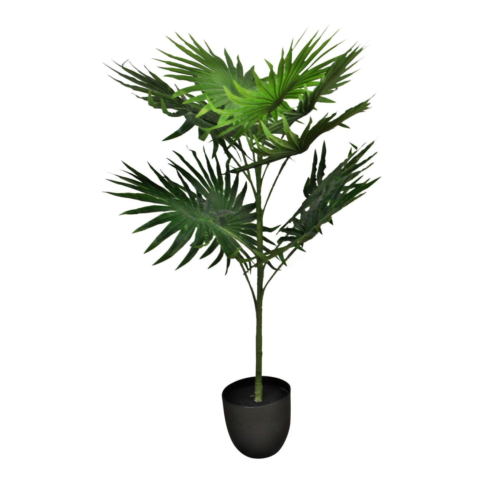Artificial Fan Palm Tree With 10 Leaves 100cm Artificial Etsy UK