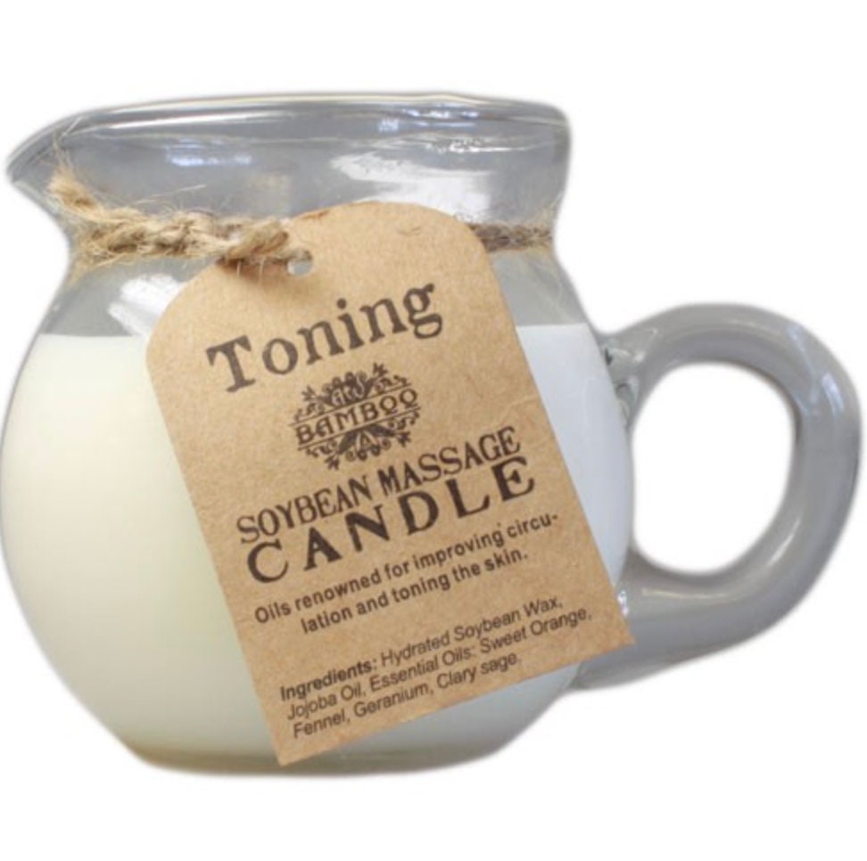 Toning and Firming Soybean Massage Aromatherapy Candle Pure Etsy UK
