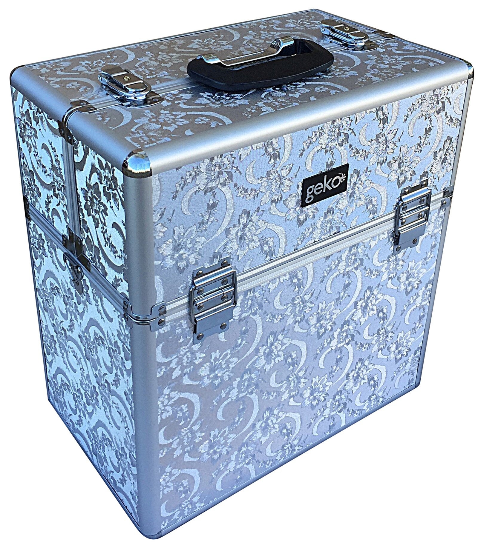 Silver Leaf Vanity Case 40cm Large Makeup Storage Travel  Etsy