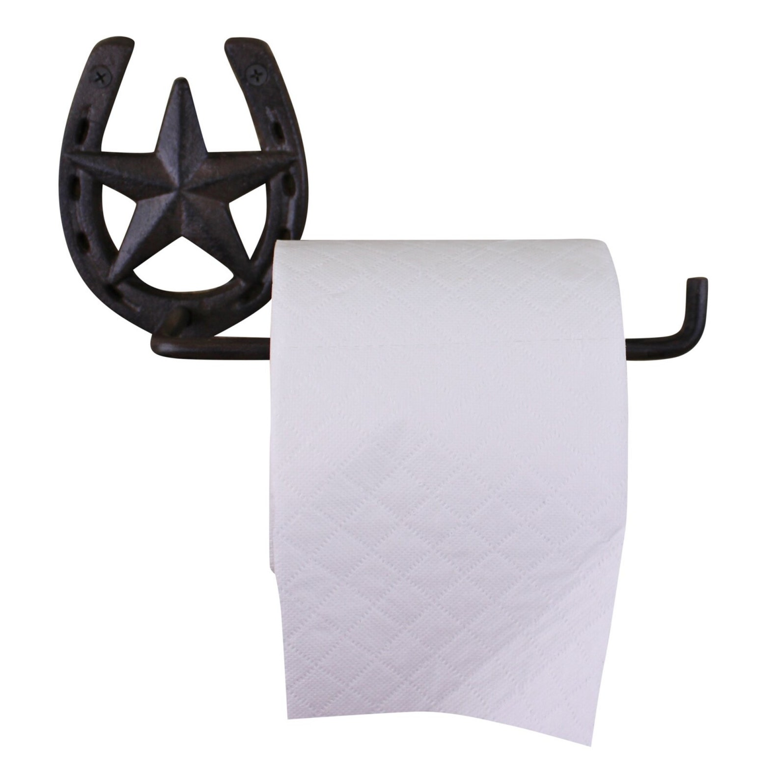 Cast Iron Rustic Horseshoe Toilet Roll Holder Rustic Etsy UK