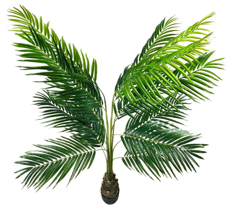 Super Realistic Artificial Palm Tree 190cm Indoor Plants Etsy UK
