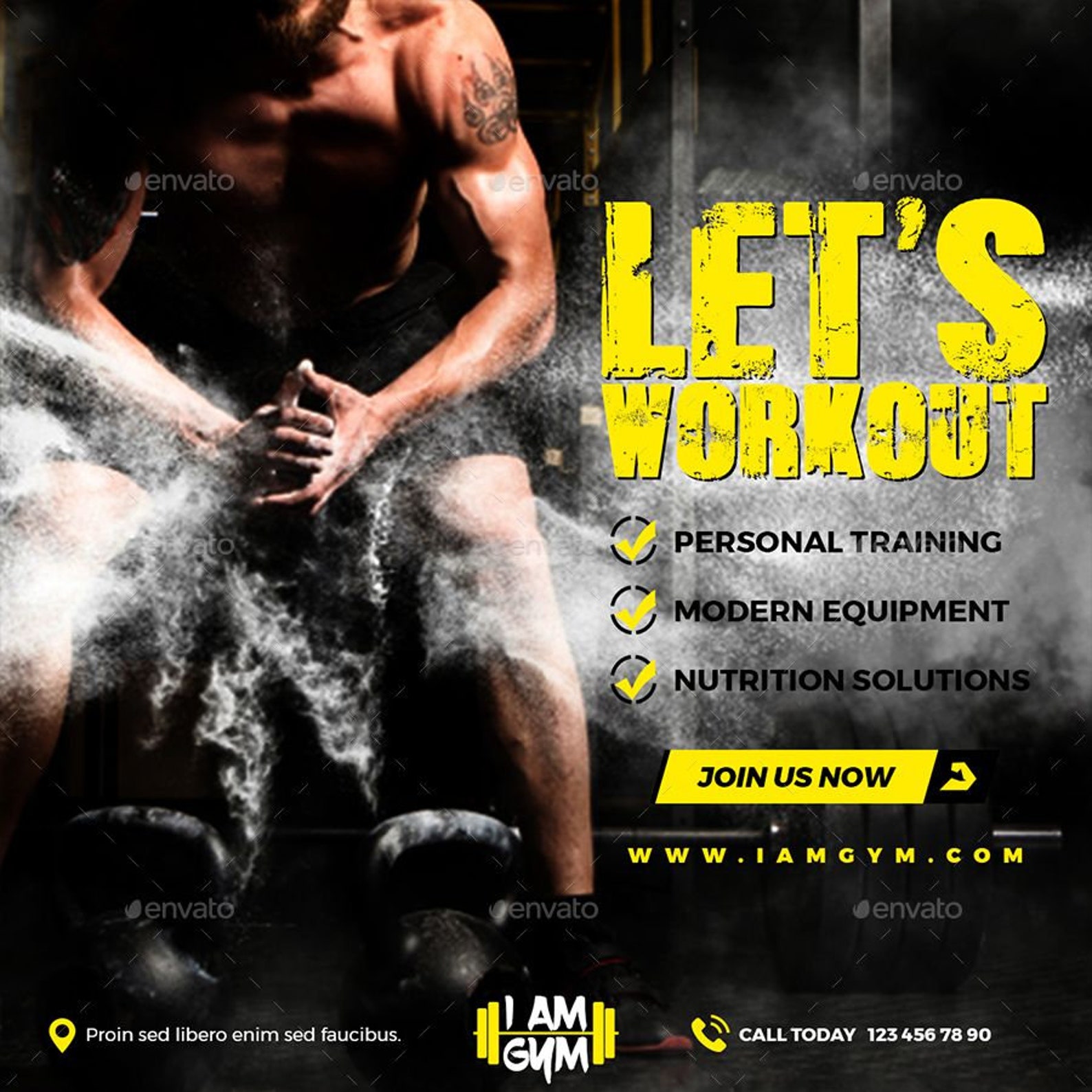 40% off Fitness Hub Banner Gym banner Fitness Banner | Etsy