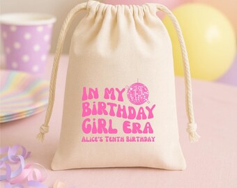 Personalized Birthday Girl Era Favor Bag: Kids Party Goodie Bag